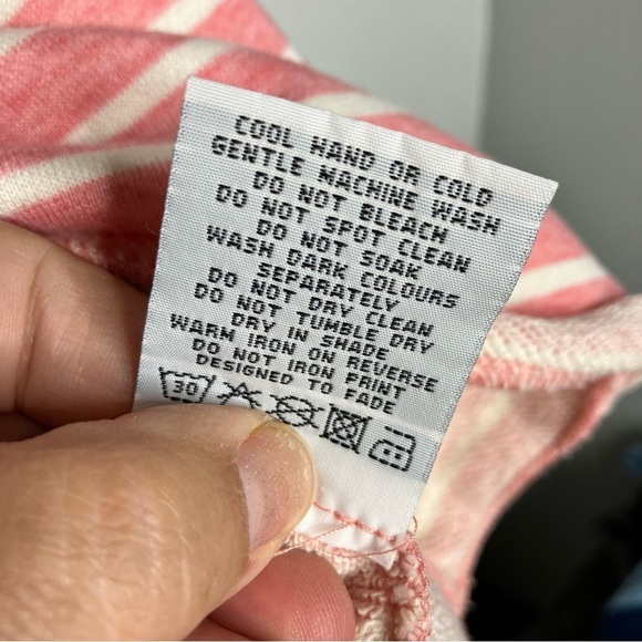 Rusty nineteen eighty five cropped striped top size 8 - Picture 5 of 8